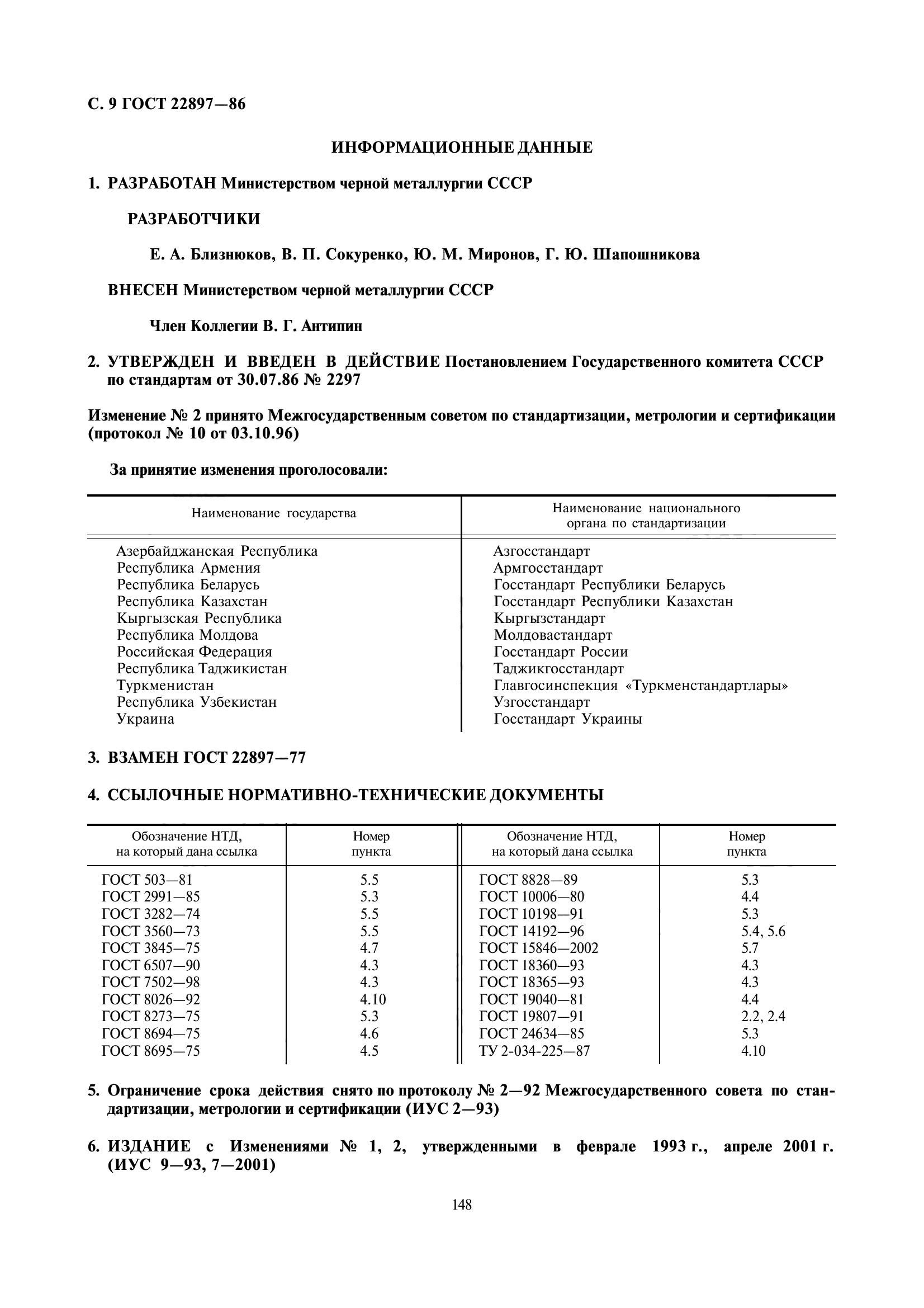 ГОСТ 22897-86