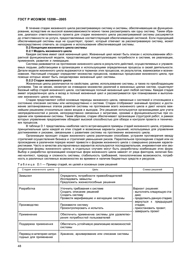 ГОСТ Р ИСО/МЭК 15288-2005