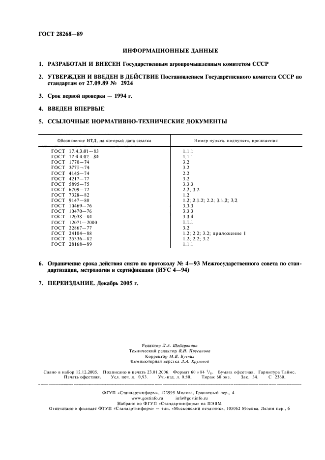 ГОСТ 28268-89