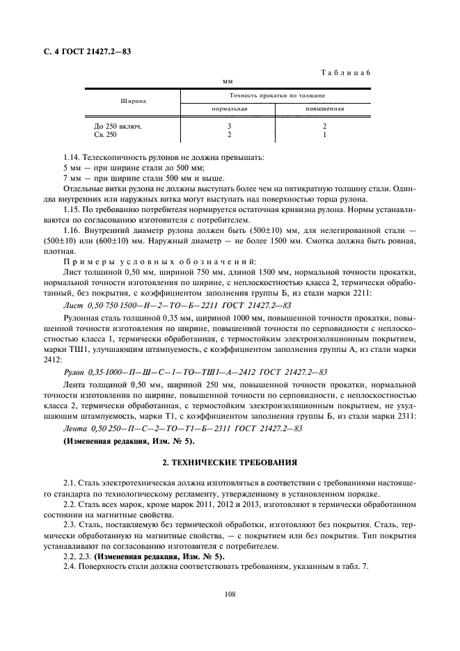 ГОСТ 21427.2-83