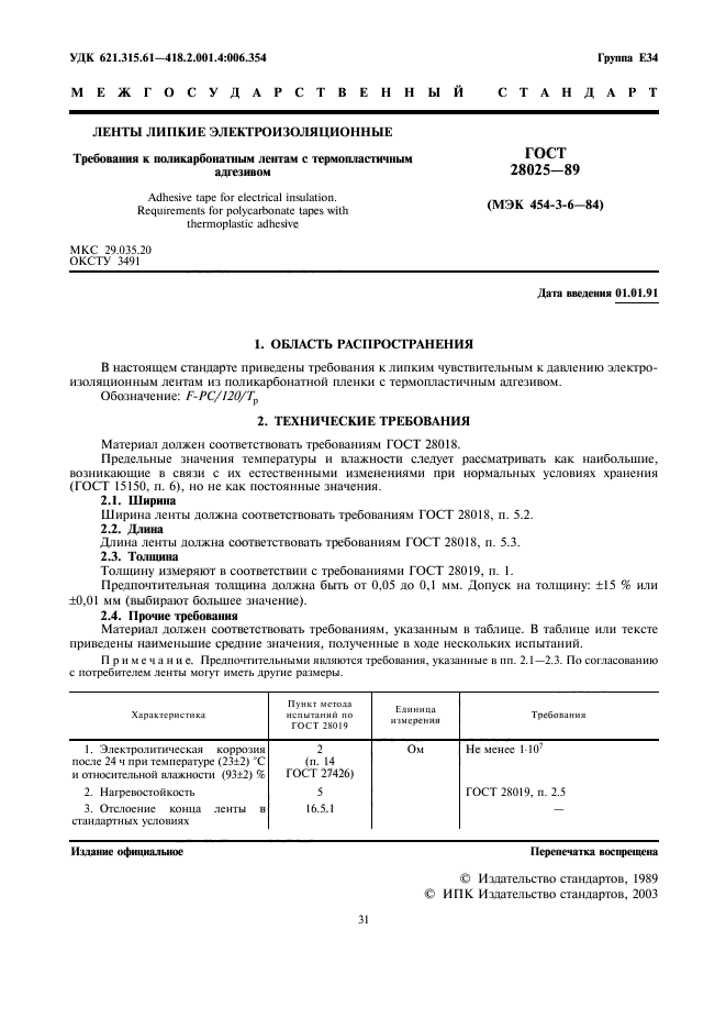 ГОСТ 28025-89