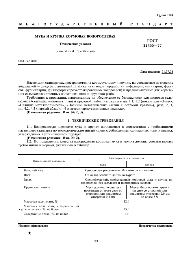 ГОСТ 22455-77