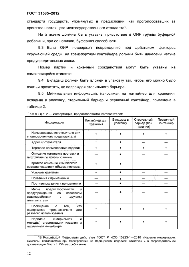 ГОСТ 31585-2012