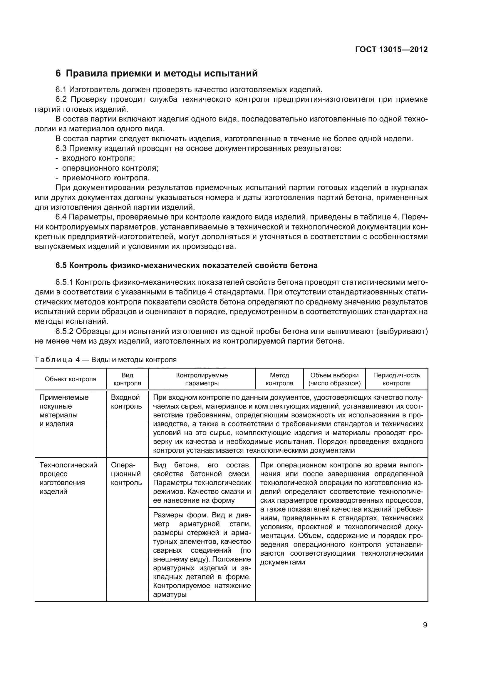 ГОСТ 13015-2012