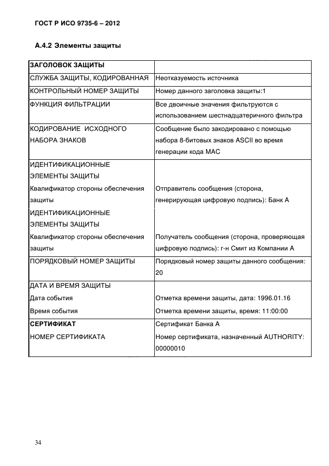 ГОСТ Р ИСО 9735-6-2012