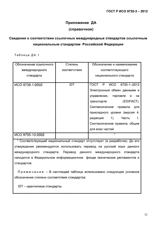 ГОСТ Р ИСО 9735-3-2012