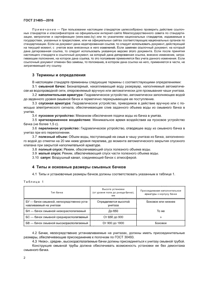 ГОСТ 21485-2016