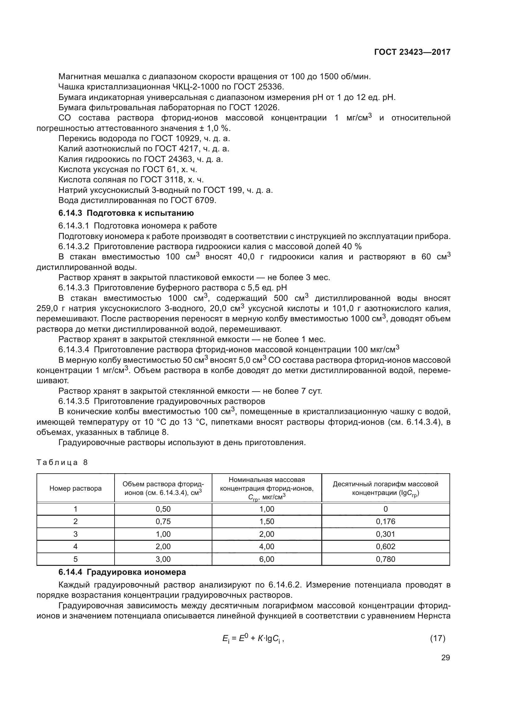ГОСТ 23423-2017