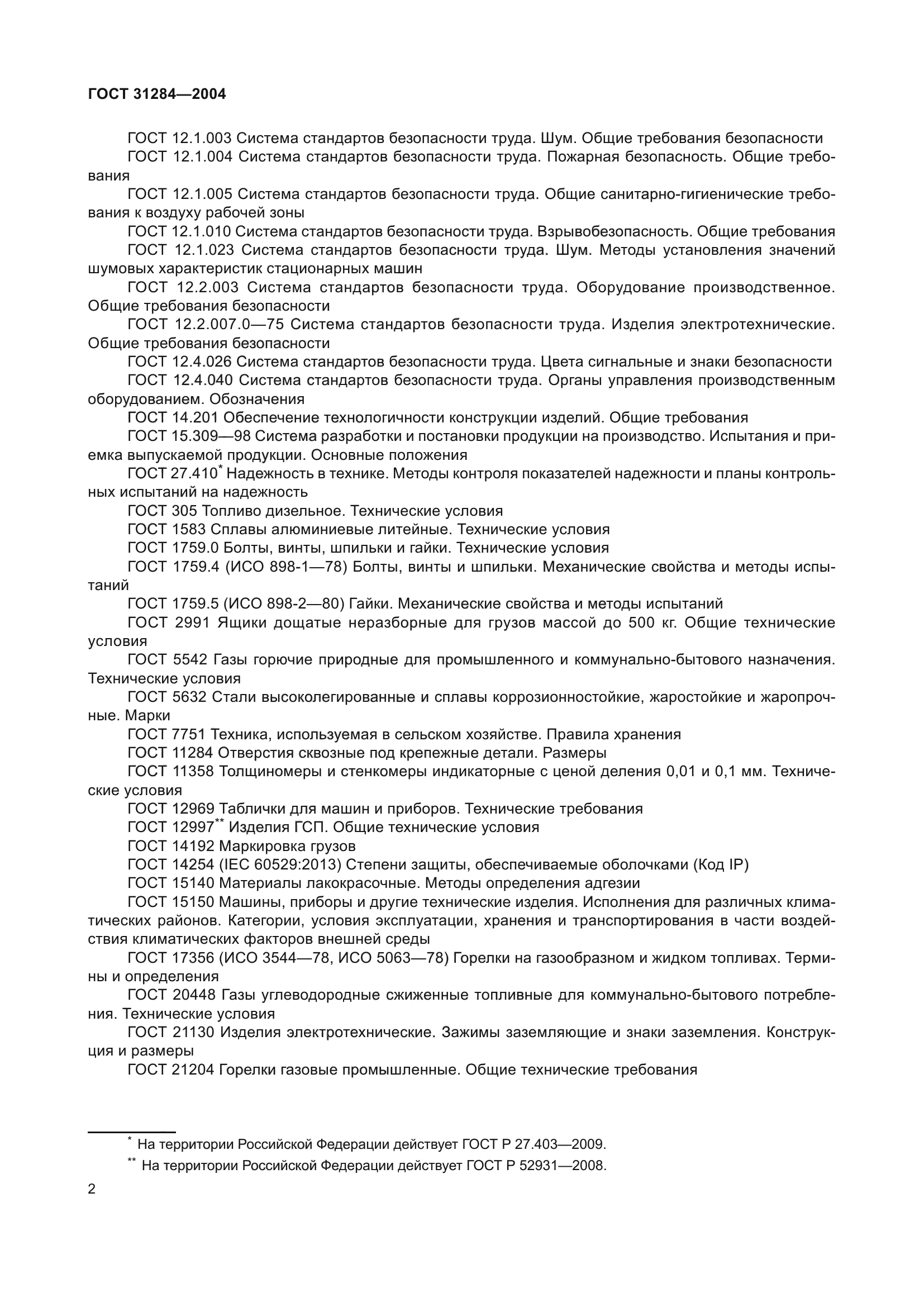 ГОСТ 31284-2004