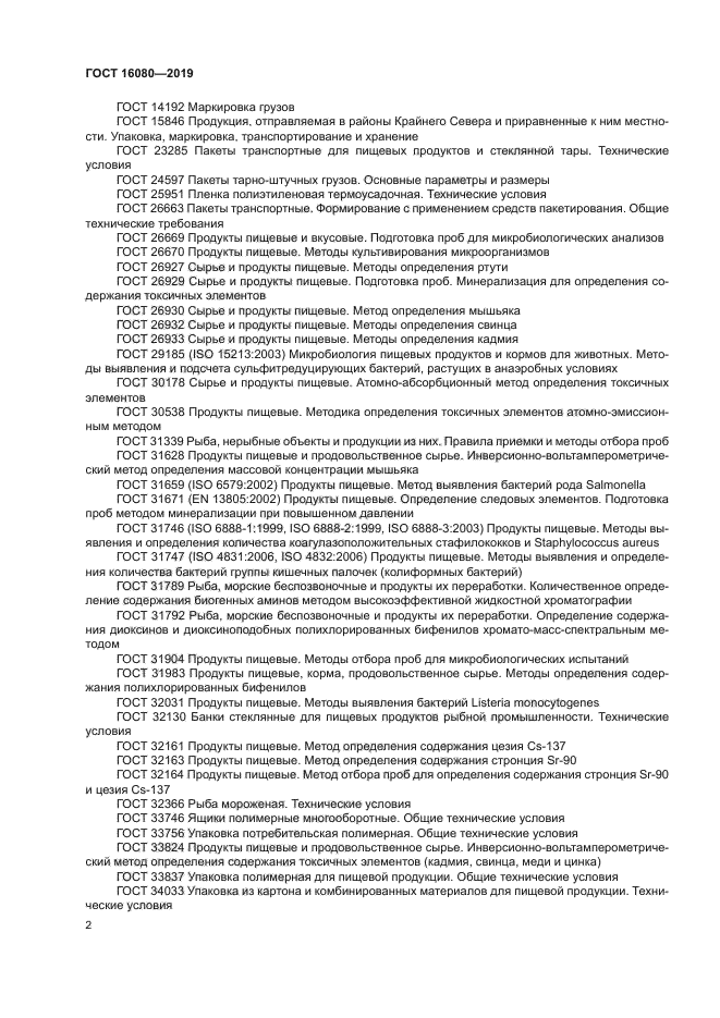ГОСТ 16080-2019