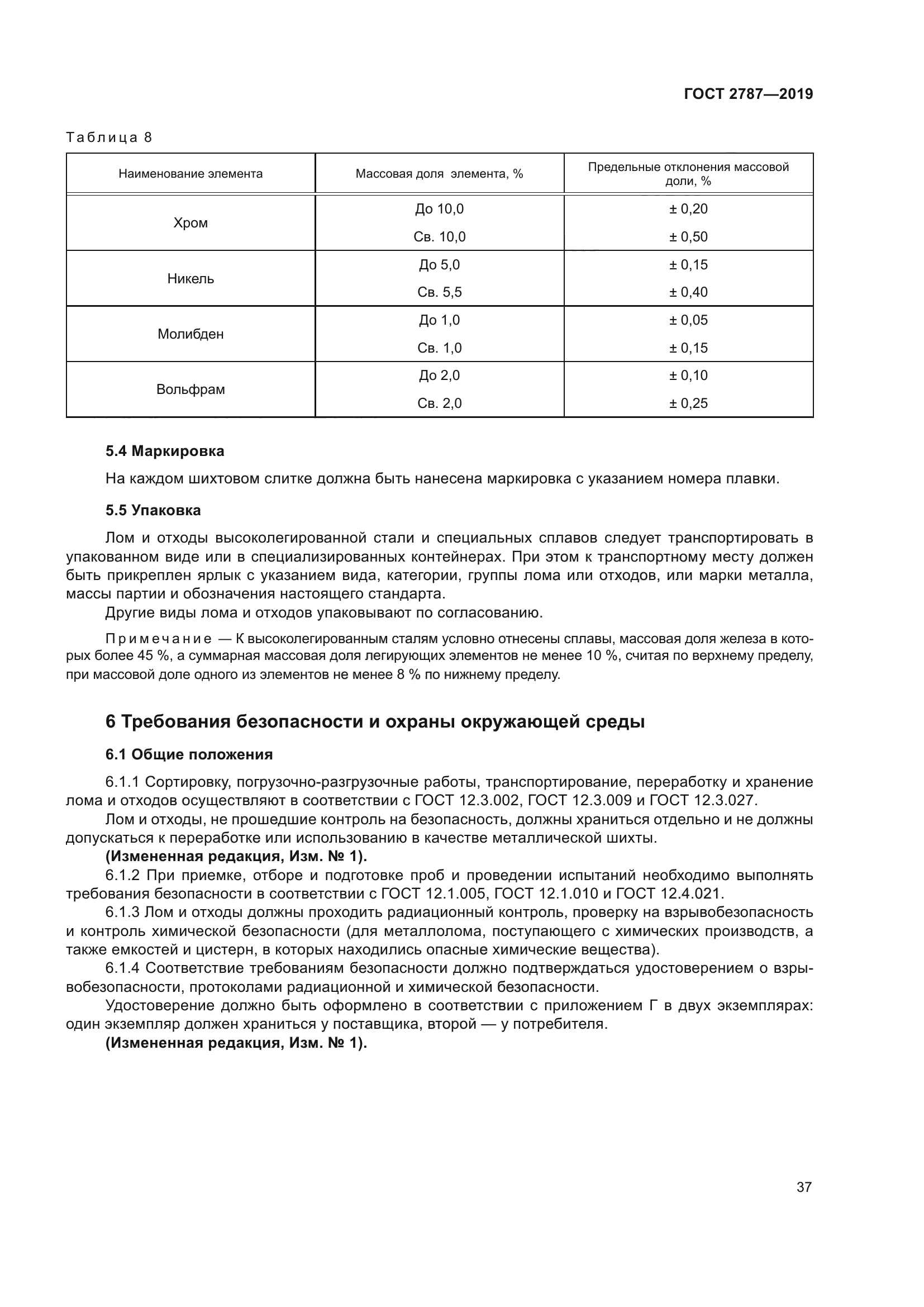 ГОСТ 2787-2019