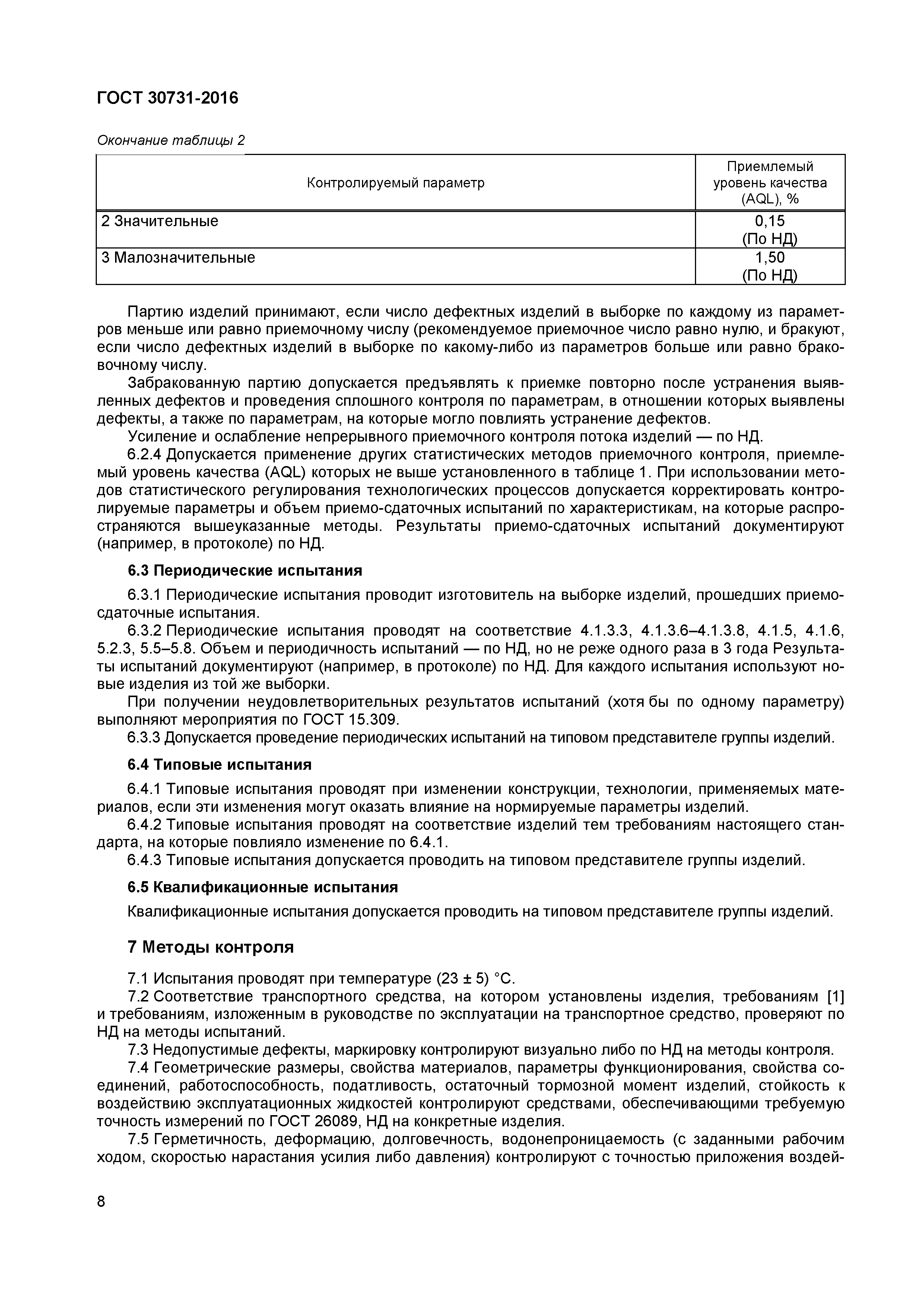 ГОСТ 30731-2016