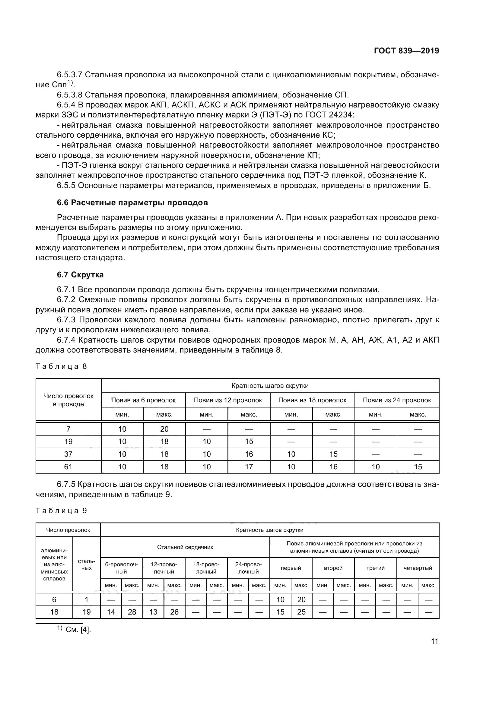 ГОСТ 839-2019