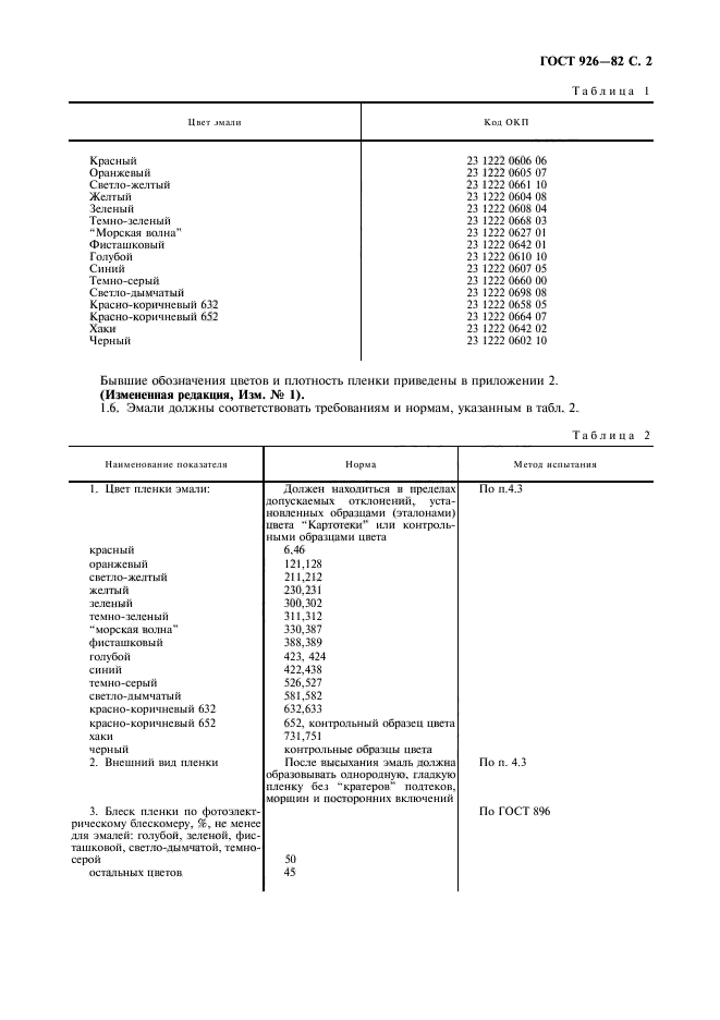 ГОСТ 926-82