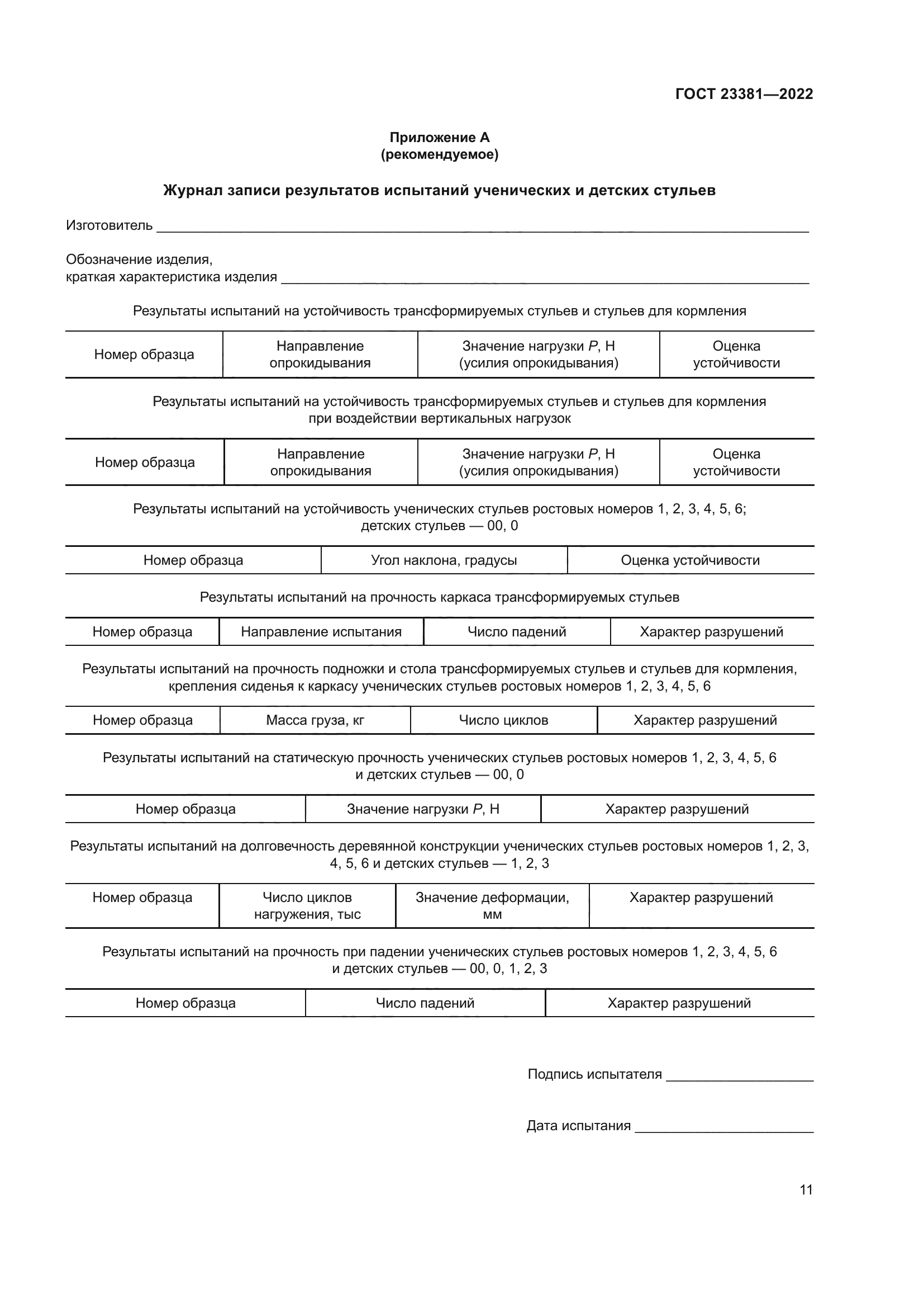 ГОСТ 23381-2022