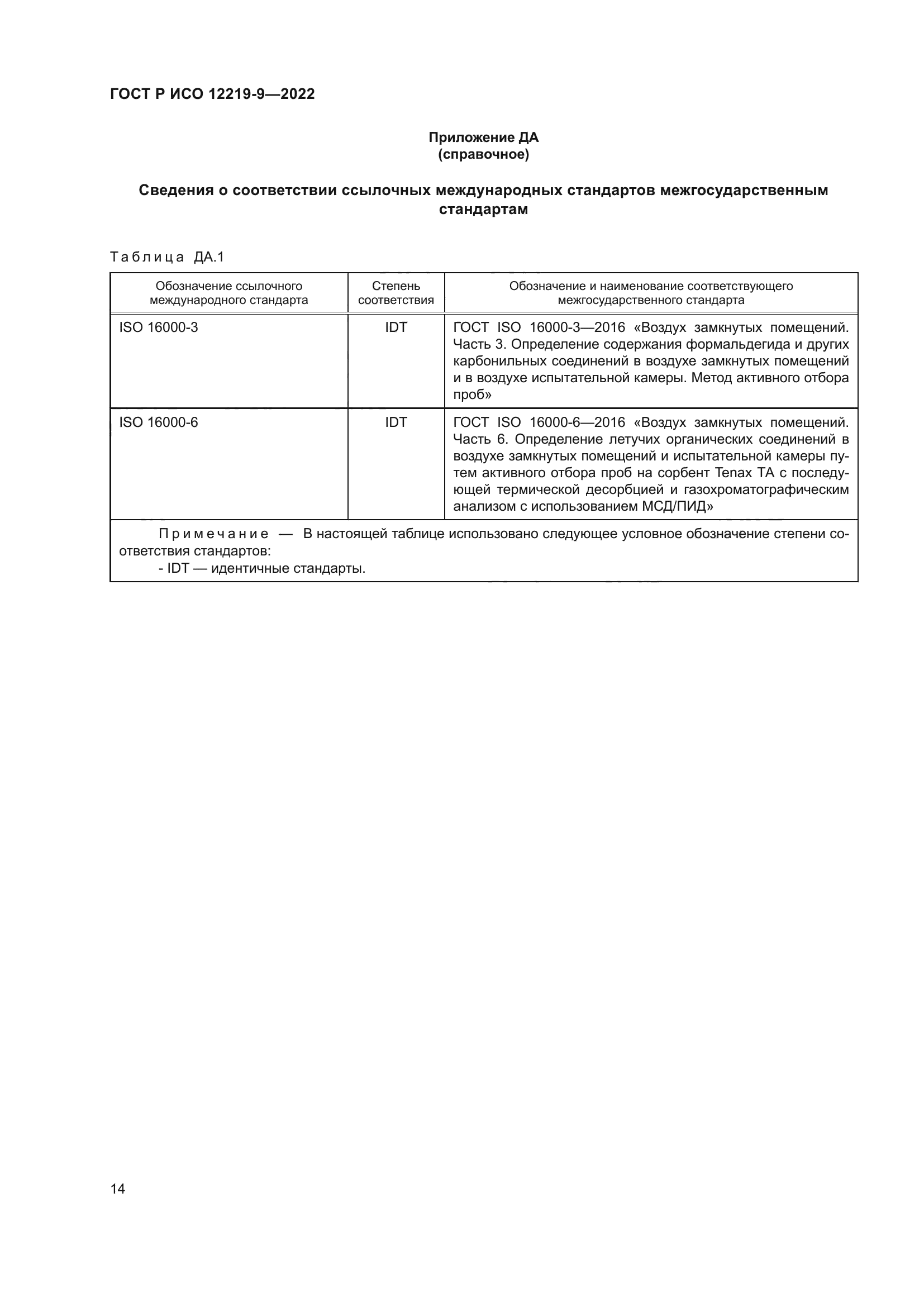 ГОСТ Р ИСО 12219-9-2022