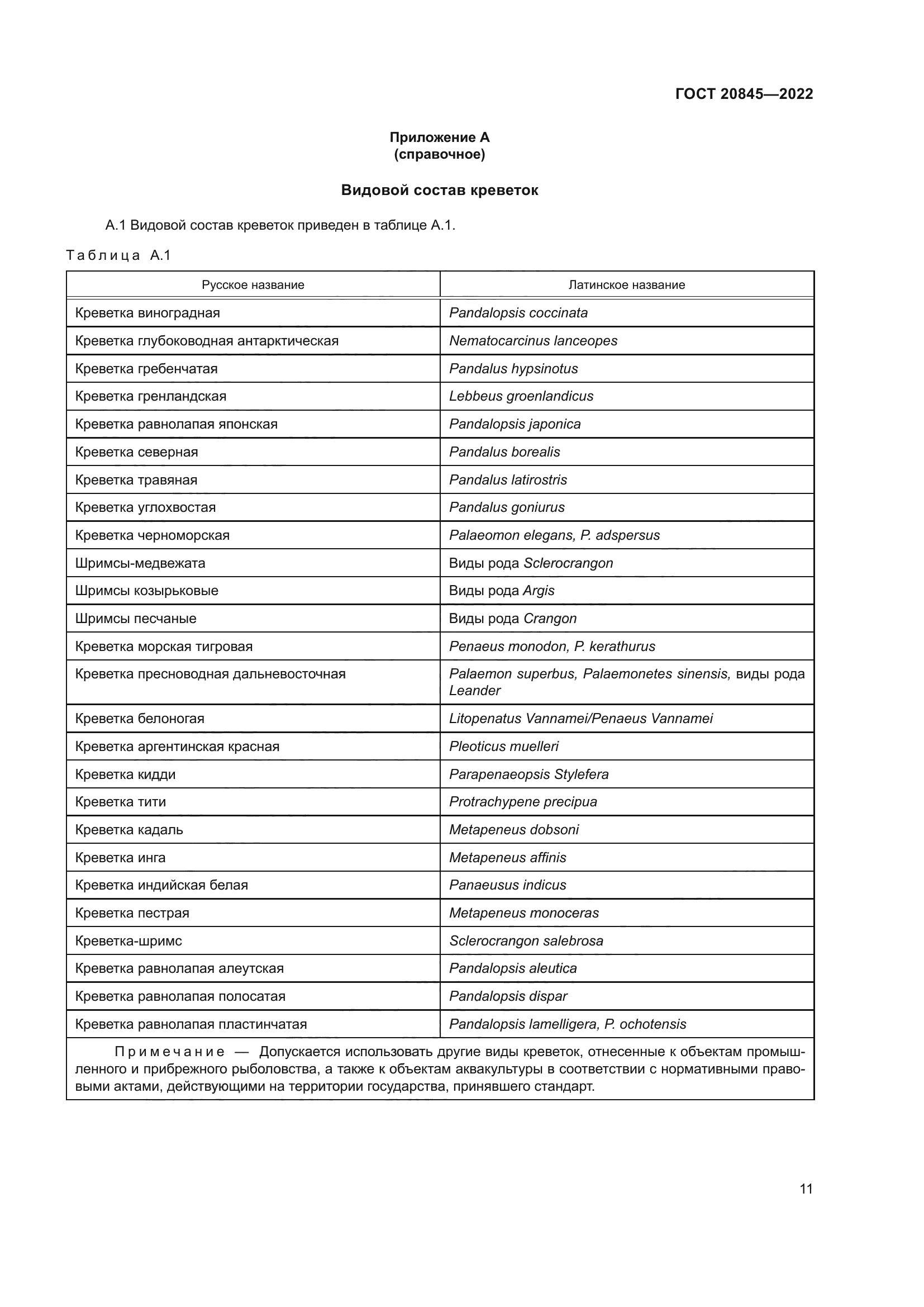ГОСТ 20845-2022