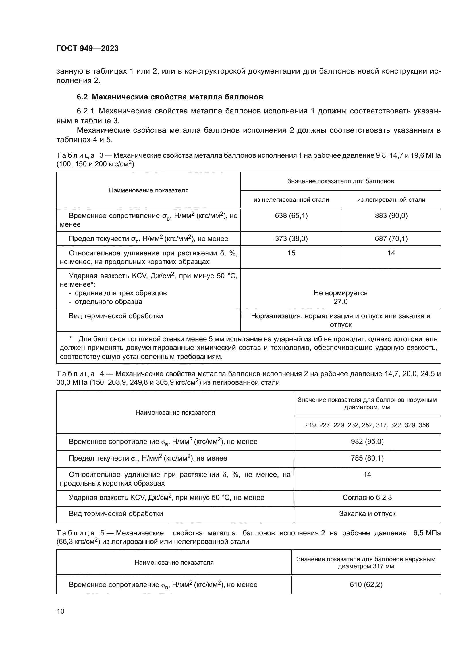 ГОСТ 949-2023