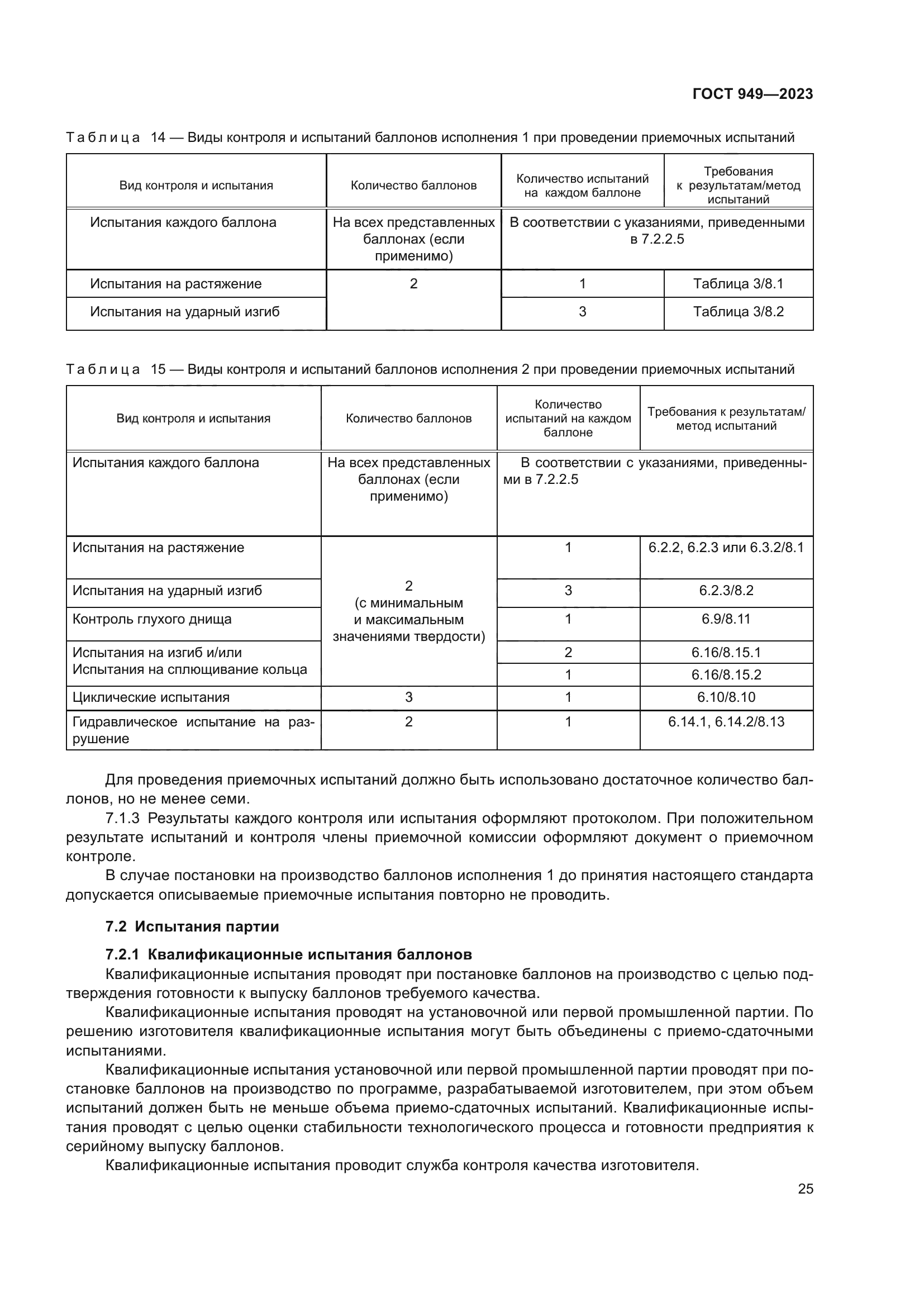 ГОСТ 949-2023