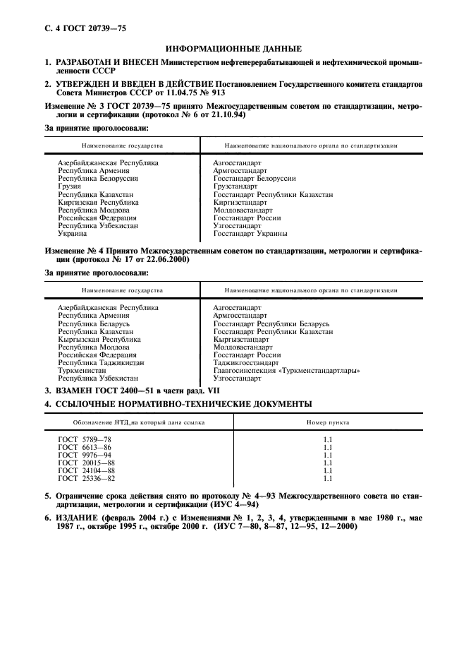 ГОСТ 20739-75