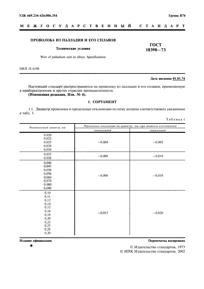 ГОСТ 18390-73