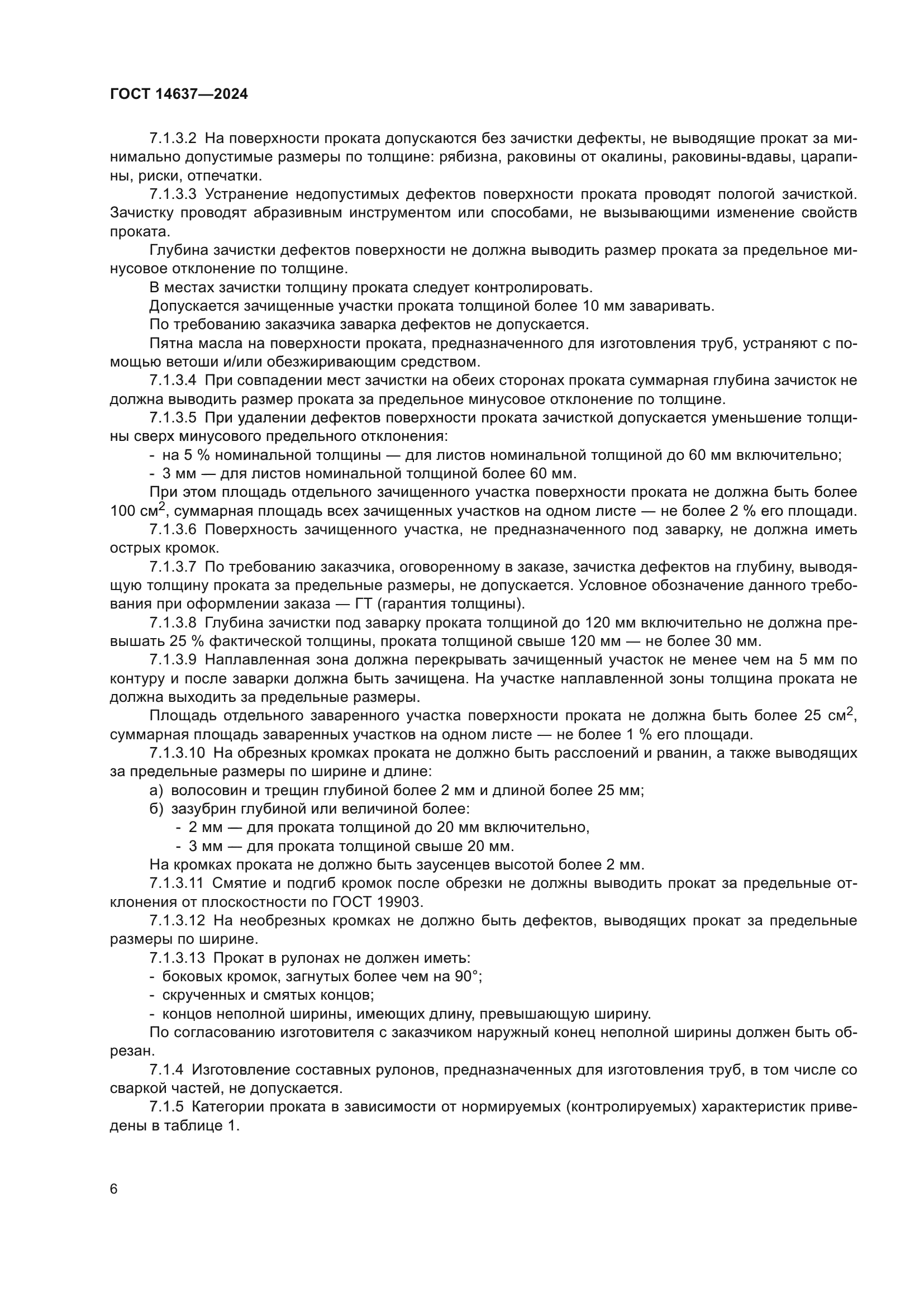 ГОСТ 14637-2024