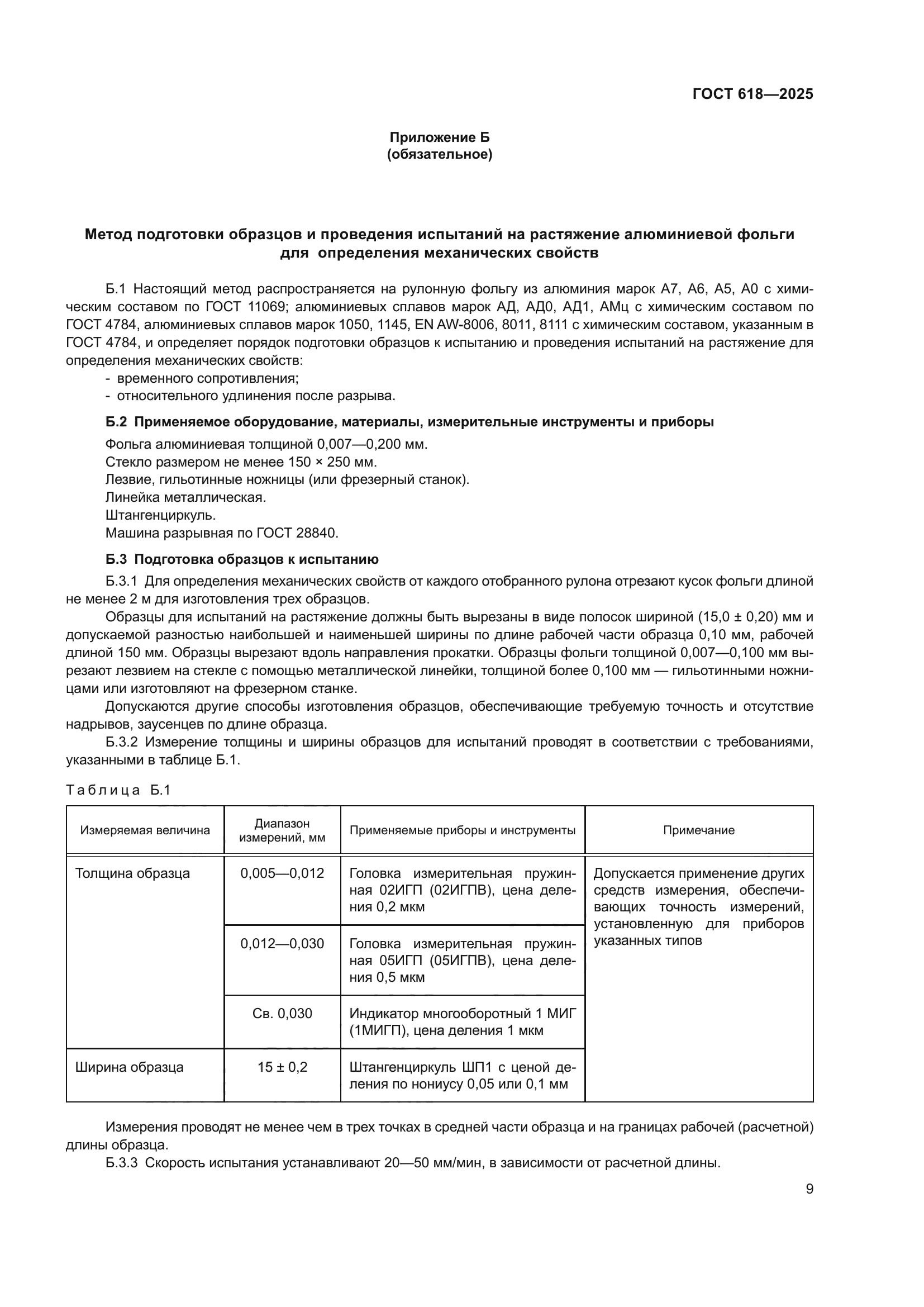 ГОСТ 618-2025