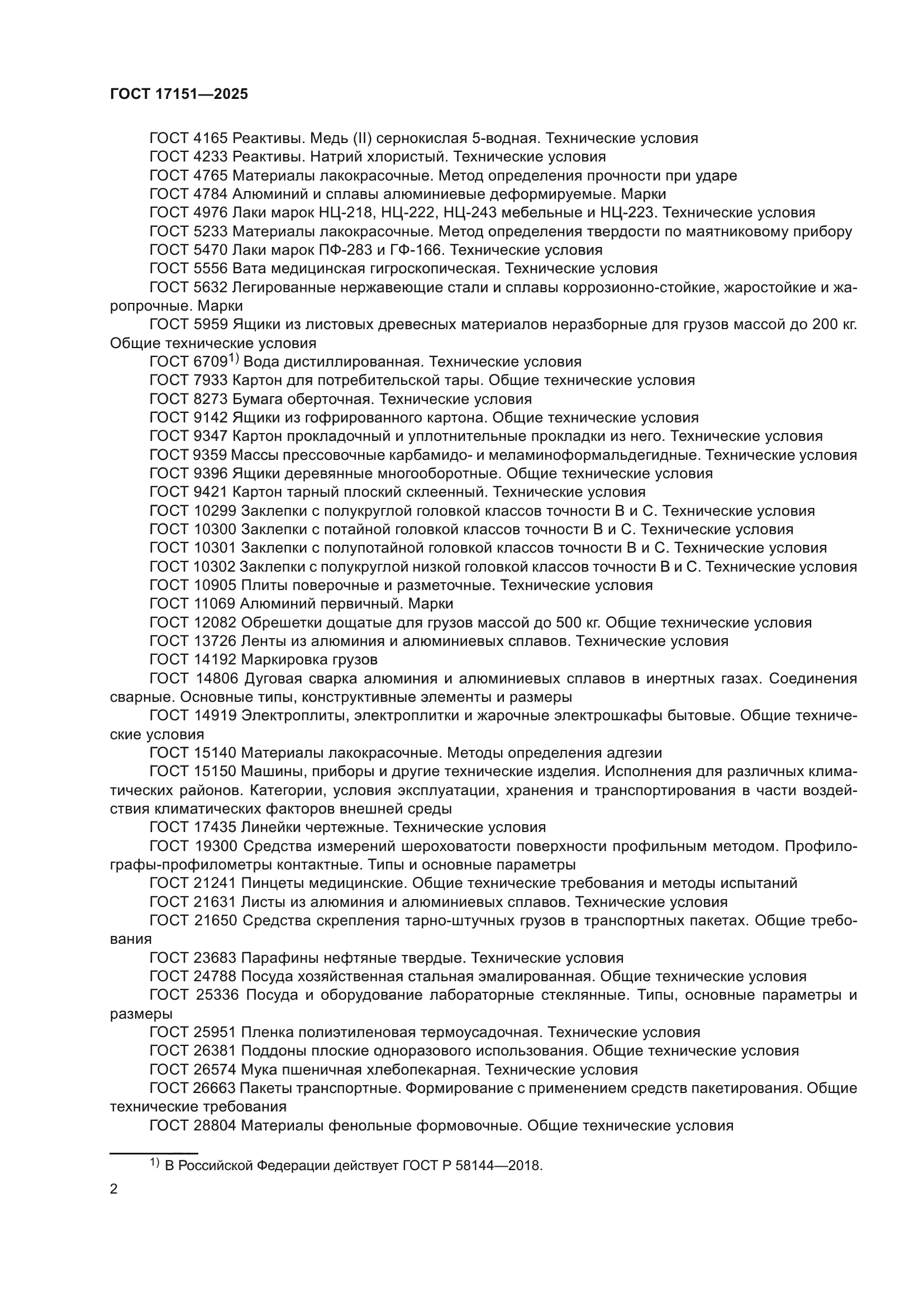 ГОСТ 17151-2025