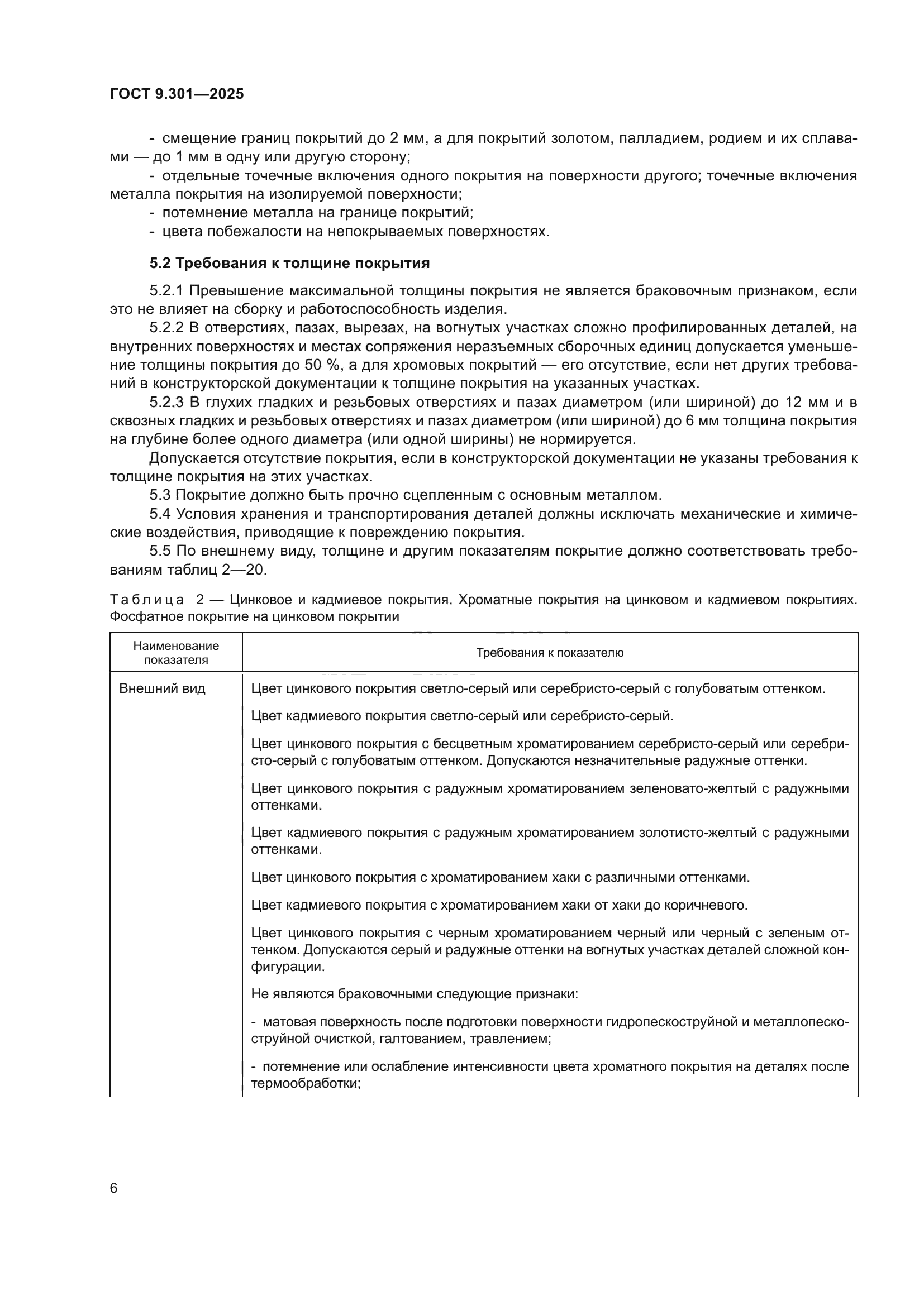 ГОСТ 9.301-2025