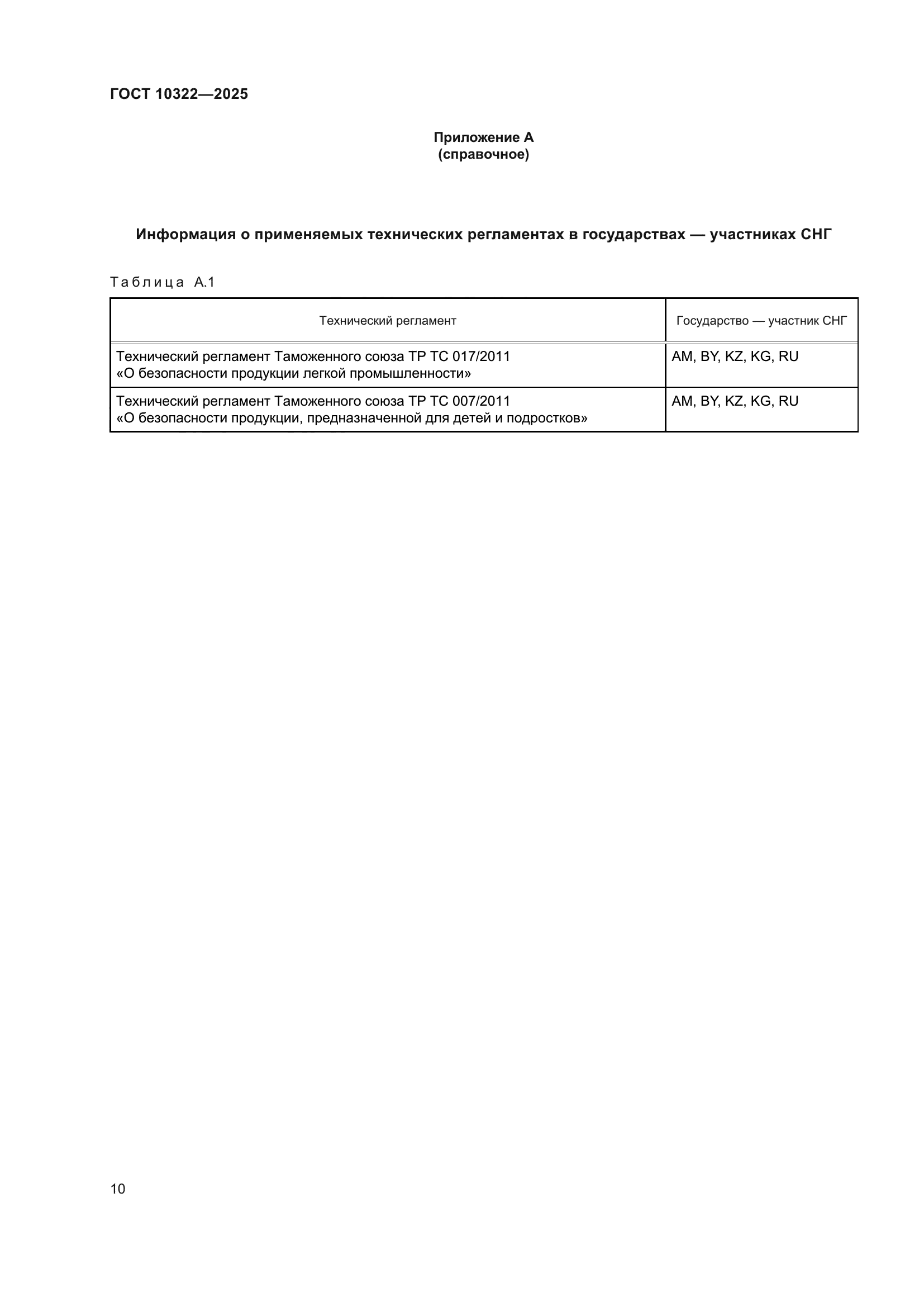 ГОСТ 10322-2025