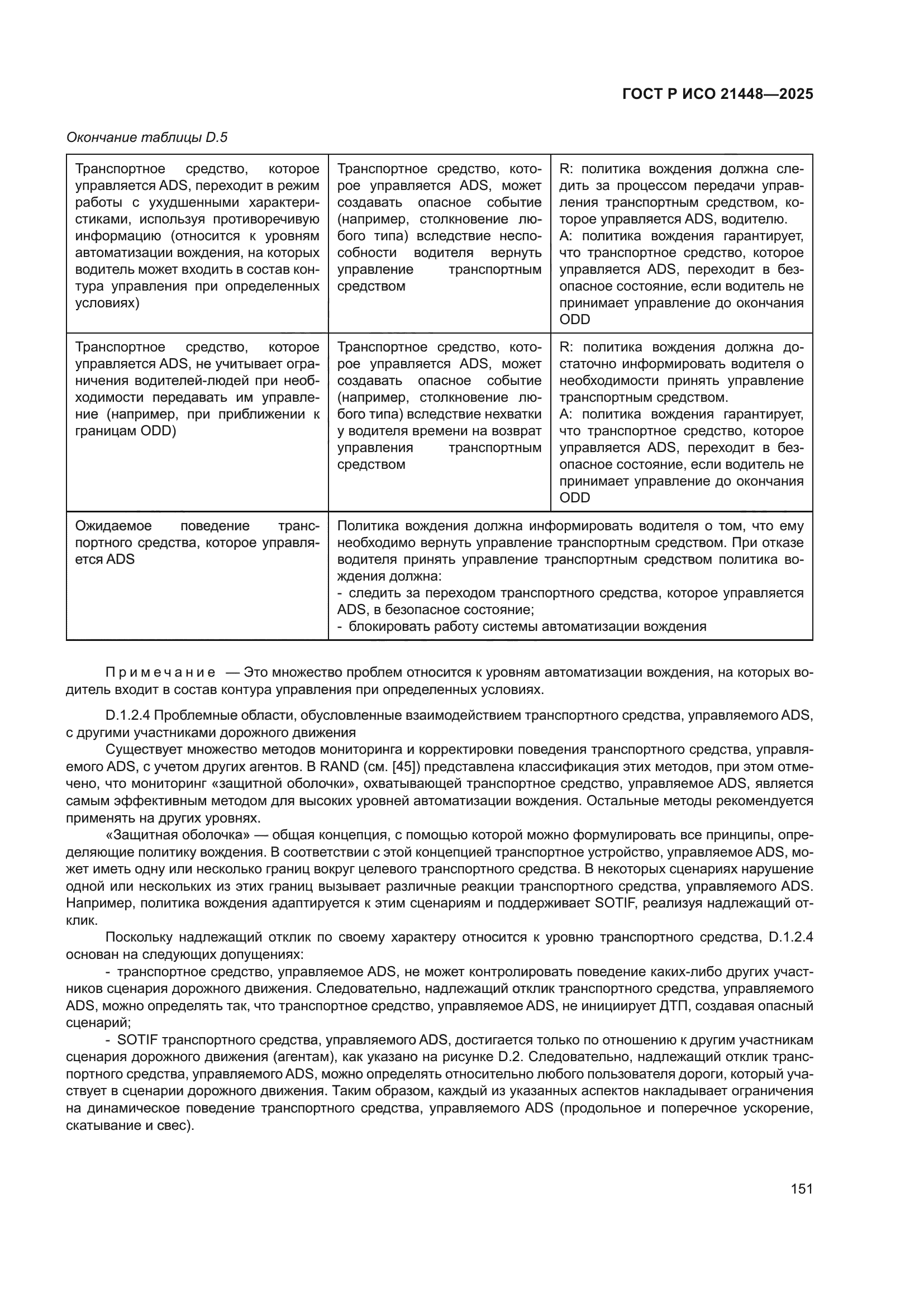 ГОСТ Р ИСО 21448-2025
