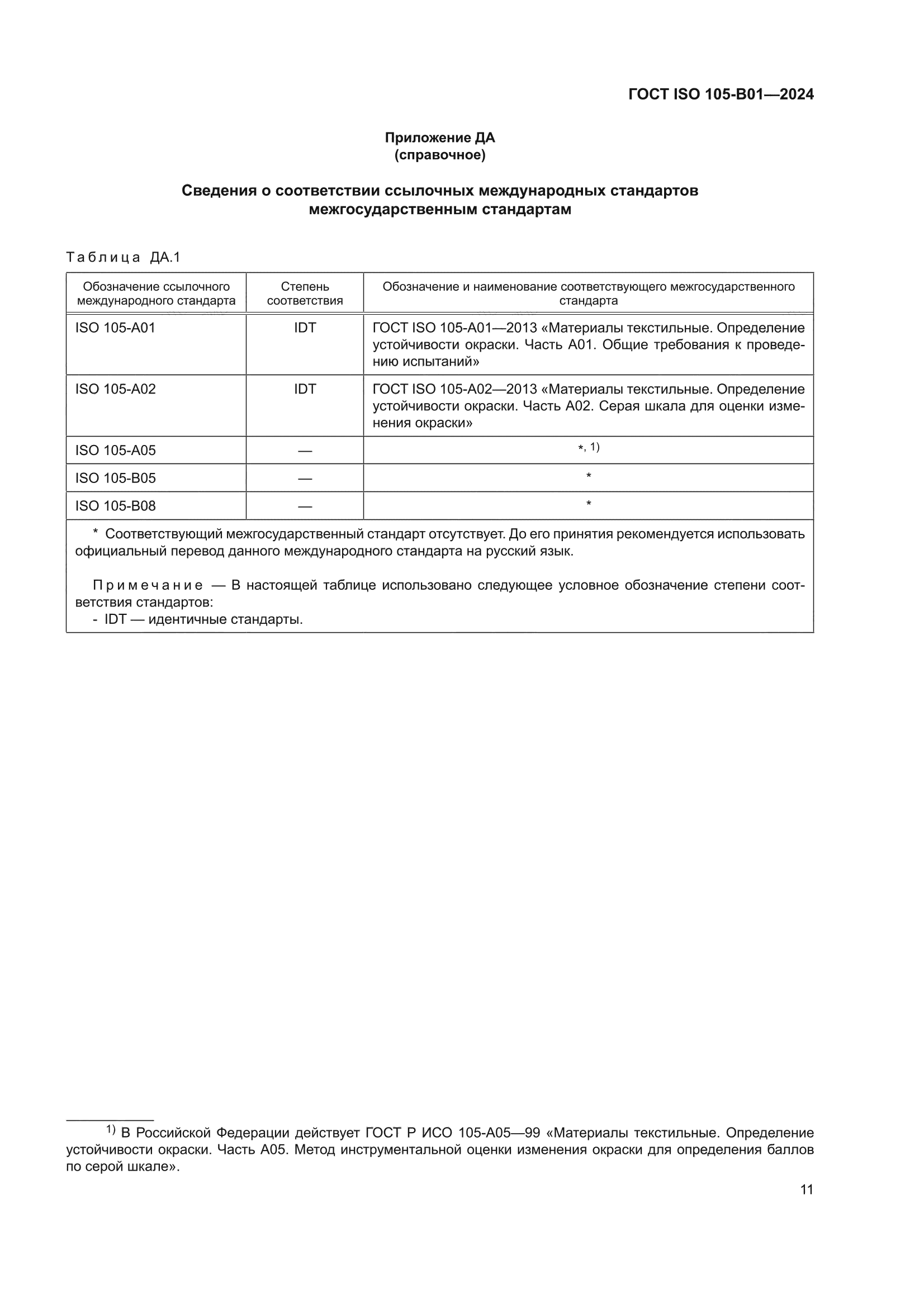 ГОСТ ISO 105-B01-2024