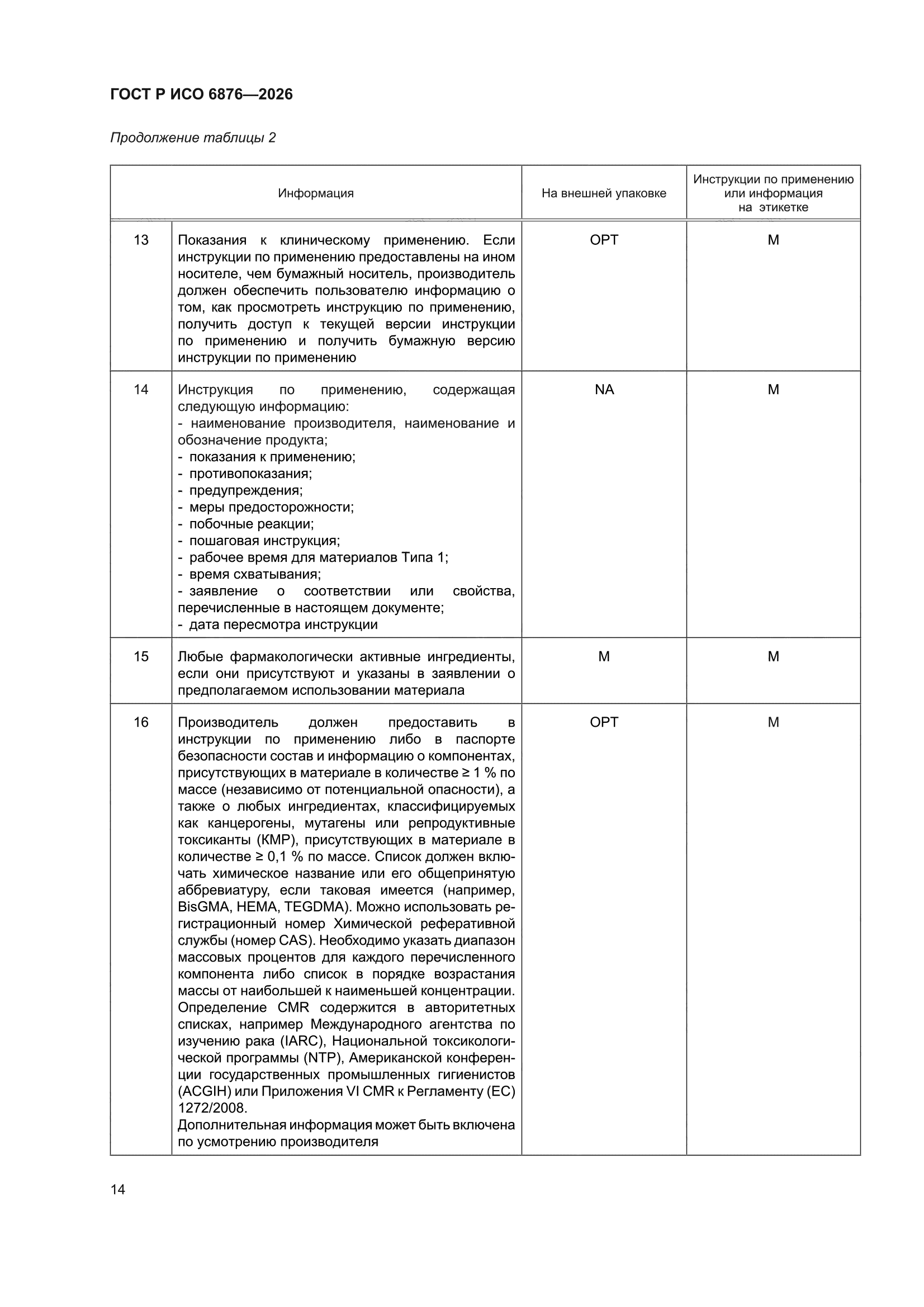 ГОСТ Р ИСО 6876-2026