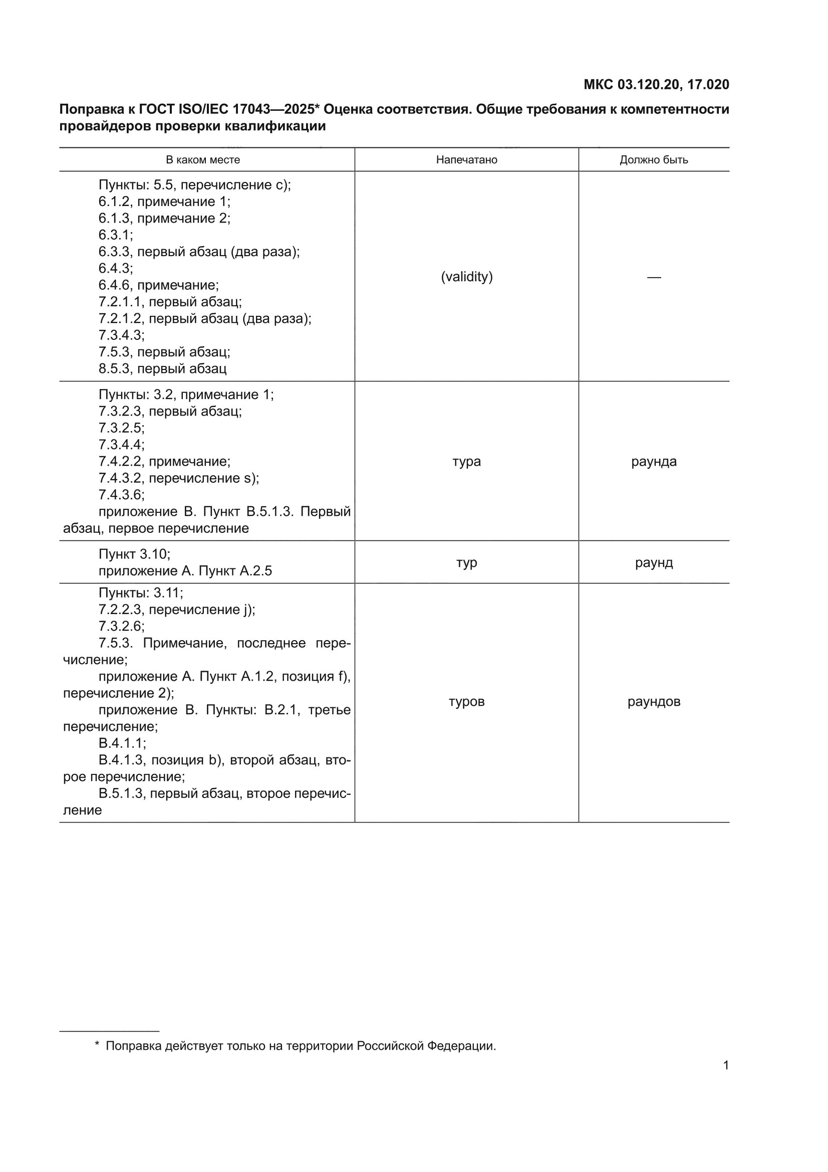 ГОСТ ISO/IEC 17043-2025