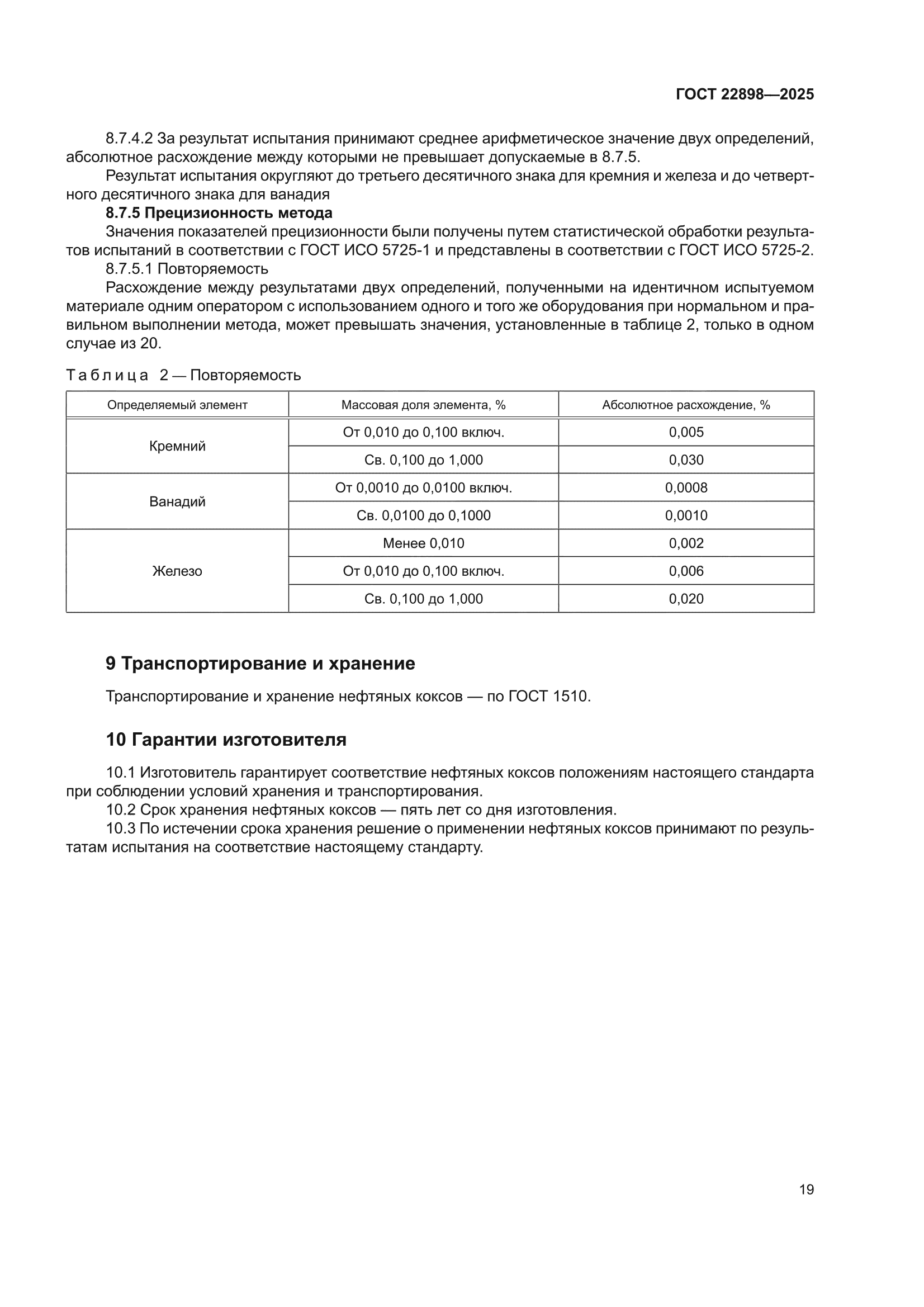 ГОСТ 22898-2025