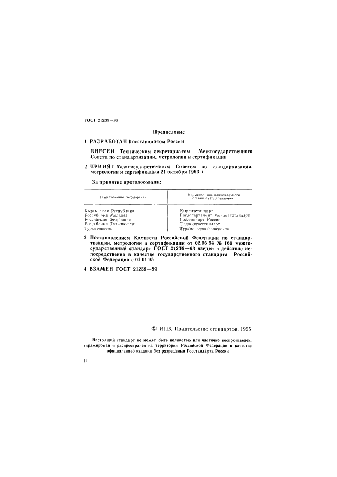 ГОСТ 21239-93