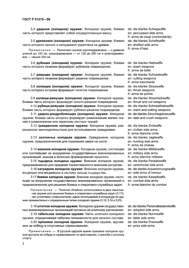 ГОСТ Р 51215-98