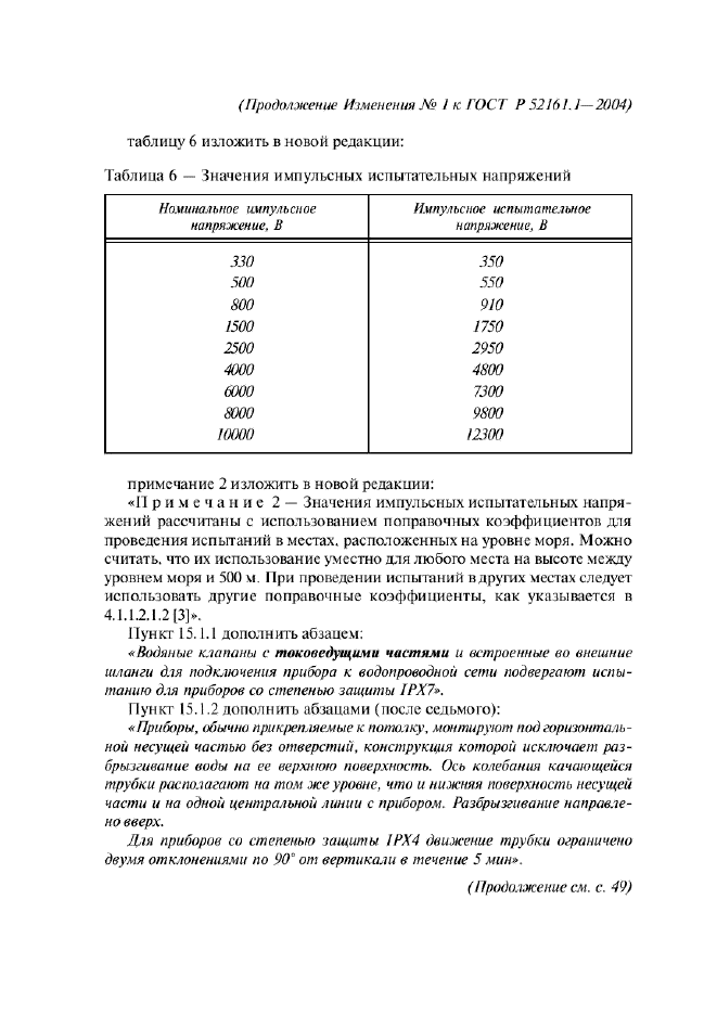 Изменение №1 к ГОСТ Р 52161.1-2004