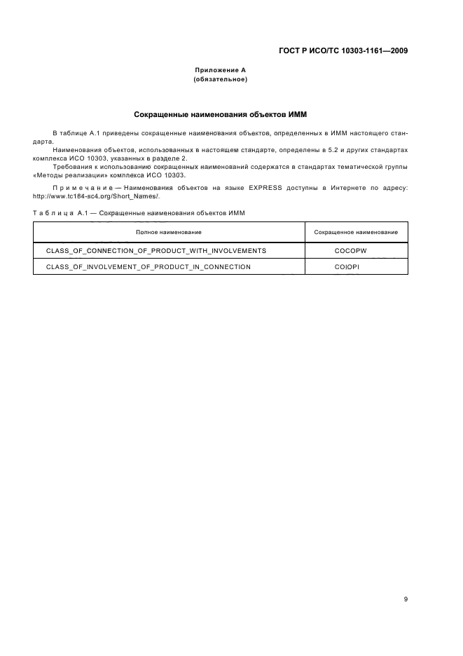 ГОСТ Р ИСО/ТС 10303-1161-2009