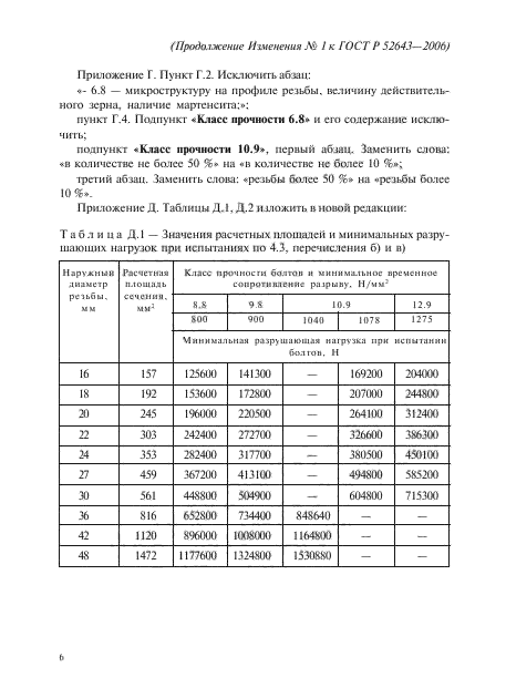 Изменение №1 к ГОСТ Р 52643-2006