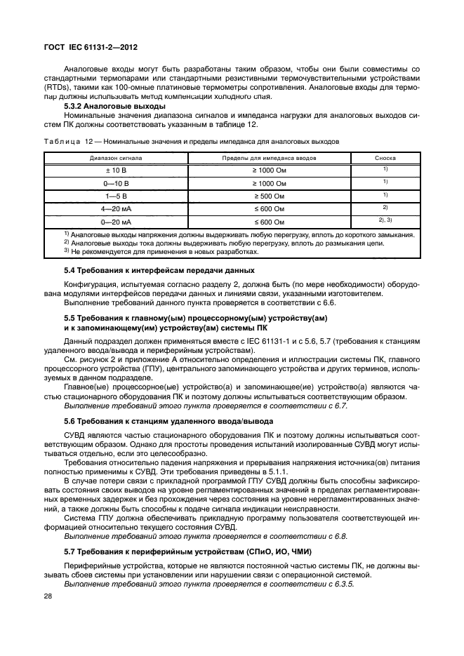 ГОСТ IEC 61131-2-2012