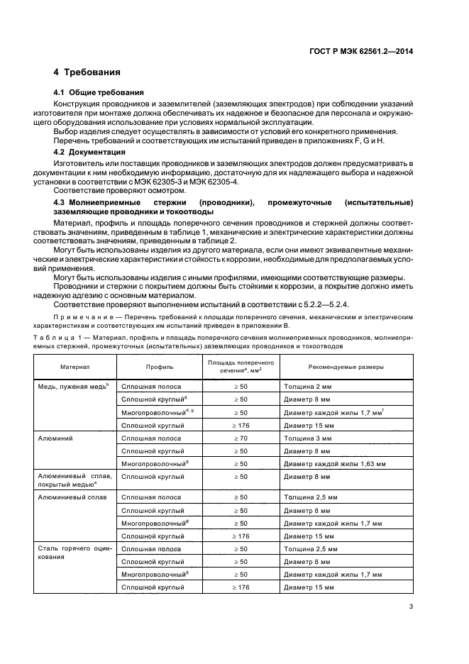 ГОСТ Р МЭК 62561.2-2014