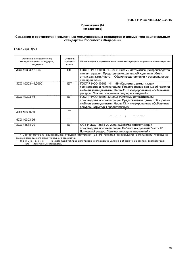 ГОСТ Р ИСО 10303-61-2015
