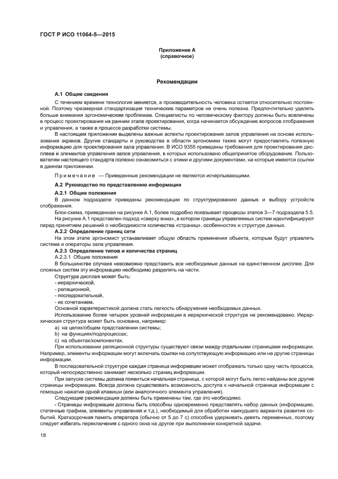 ГОСТ Р ИСО 11064-5-2015