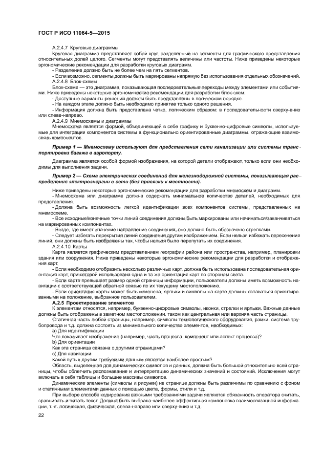 ГОСТ Р ИСО 11064-5-2015