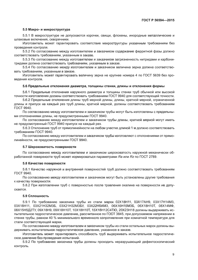 ГОСТ Р 56594-2015