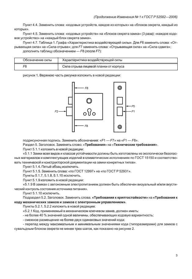 Изменение №1 к ГОСТ Р 52582-2006
