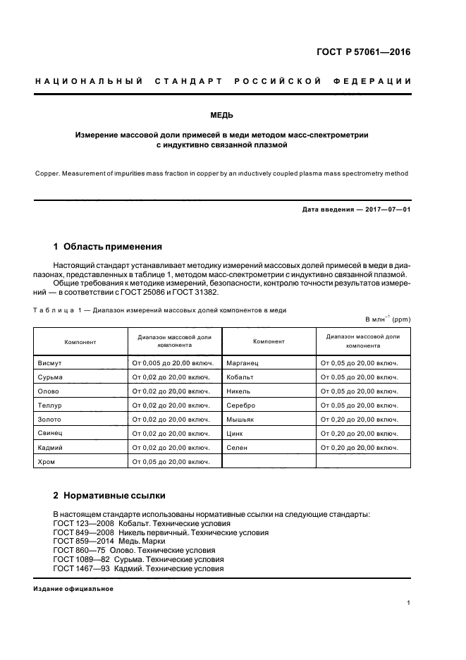 ГОСТ Р 57061-2016