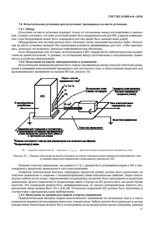 ГОСТ IEC 61000-4-4-2016
