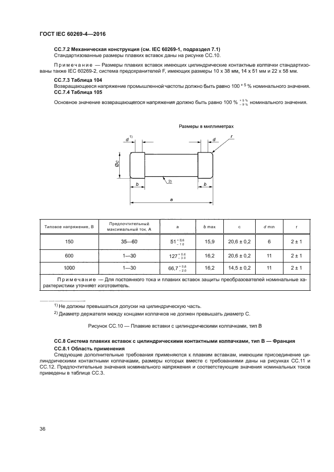 ГОСТ IEC 60269-4-2016